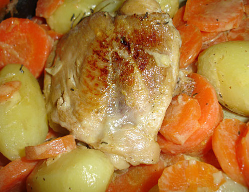 Poulet Aux Herbes Et Lardons - Centerblog